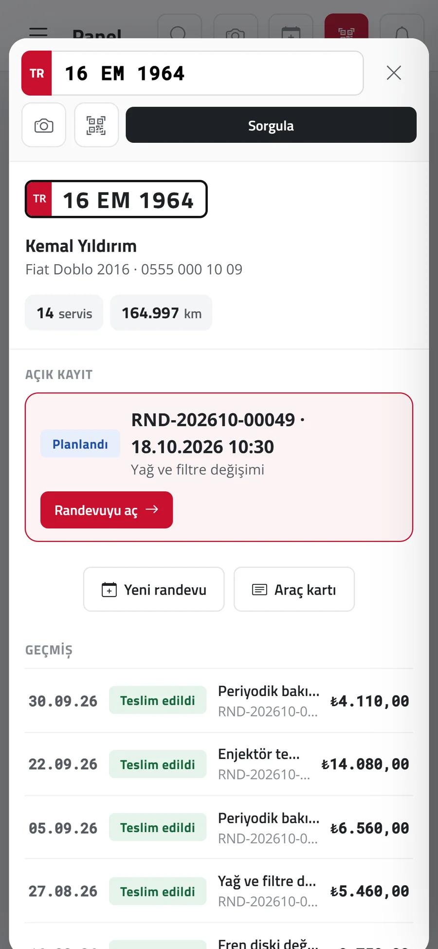 Randevul — mobile